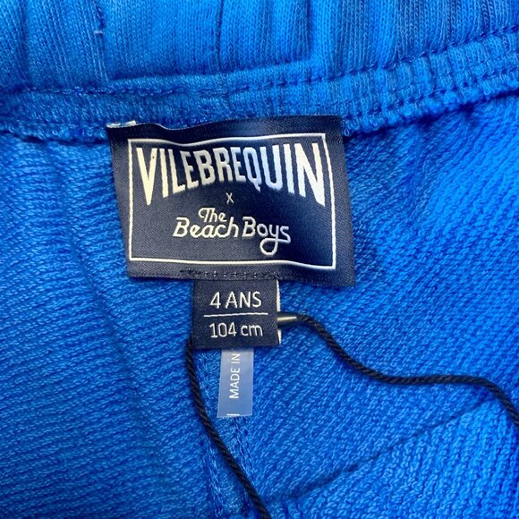 VILEBREQUIN X THE BEACH BOYS Cotton Shorts Girls 4 4T 104cm NEW Blue GIRL NWT - Picture 6 of 6